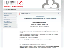 Tablet Screenshot of billund.diabetes.dk