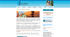 Desktop Screenshot of diabetes.org.sg