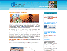 Tablet Screenshot of diabetes.org.sg