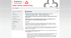 Desktop Screenshot of odder.diabetes.dk