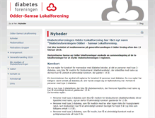 Tablet Screenshot of odder.diabetes.dk