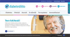 Desktop Screenshot of diabetes.fi