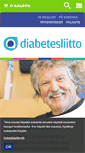 Mobile Screenshot of diabetes.fi