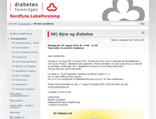 Tablet Screenshot of nordfyns.diabetes.dk