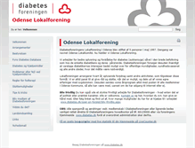 Tablet Screenshot of odense.diabetes.dk