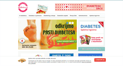 Desktop Screenshot of diabetes.si
