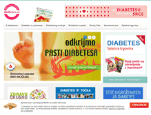 Tablet Screenshot of diabetes.si