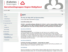 Tablet Screenshot of barnmidtjylland.diabetes.dk