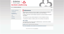 Desktop Screenshot of bornholm.diabetes.dk