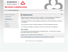 Tablet Screenshot of bornholm.diabetes.dk