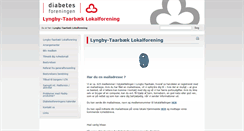 Desktop Screenshot of lyngby-taarbaek.diabetes.dk