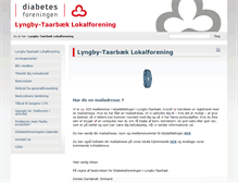 Tablet Screenshot of lyngby-taarbaek.diabetes.dk
