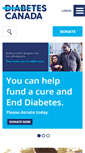 Mobile Screenshot of diabetes.ca